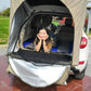 Temporary Extended Car Rear Tent with Reflective Strip Anti-Mosquito Gauze - Buy Confidently with Smart Sales Australia