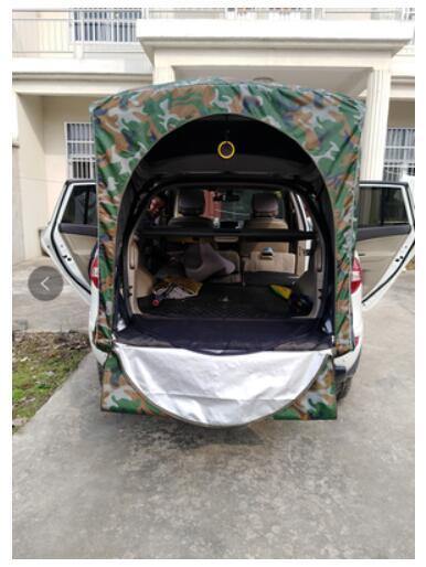 Temporary Extended Car Rear Tent with Reflective Strip Anti-Mosquito Gauze - Buy Confidently with Smart Sales Australia