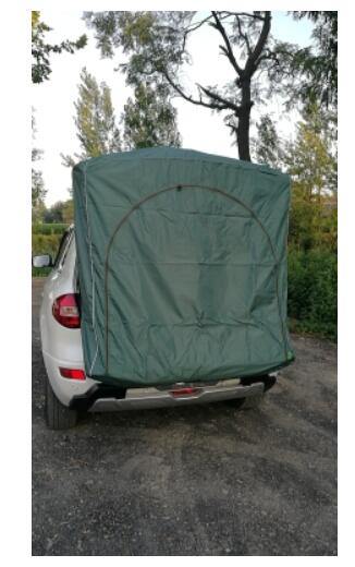 Temporary Extended Car Rear Tent with Reflective Strip Anti-Mosquito Gauze - Buy Confidently with Smart Sales Australia