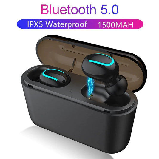 TWS Bluetooth 5.0 Wireless Earbuds Water-Resistant Auto-Pairing - Buy Confidently with Smart Sales Australia