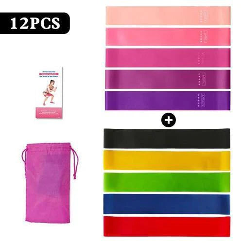 Unisex Elastic Bands For Exercise Yoga Workout 5 Pieces in One Set - Buy Confidently with Smart Sales Australia