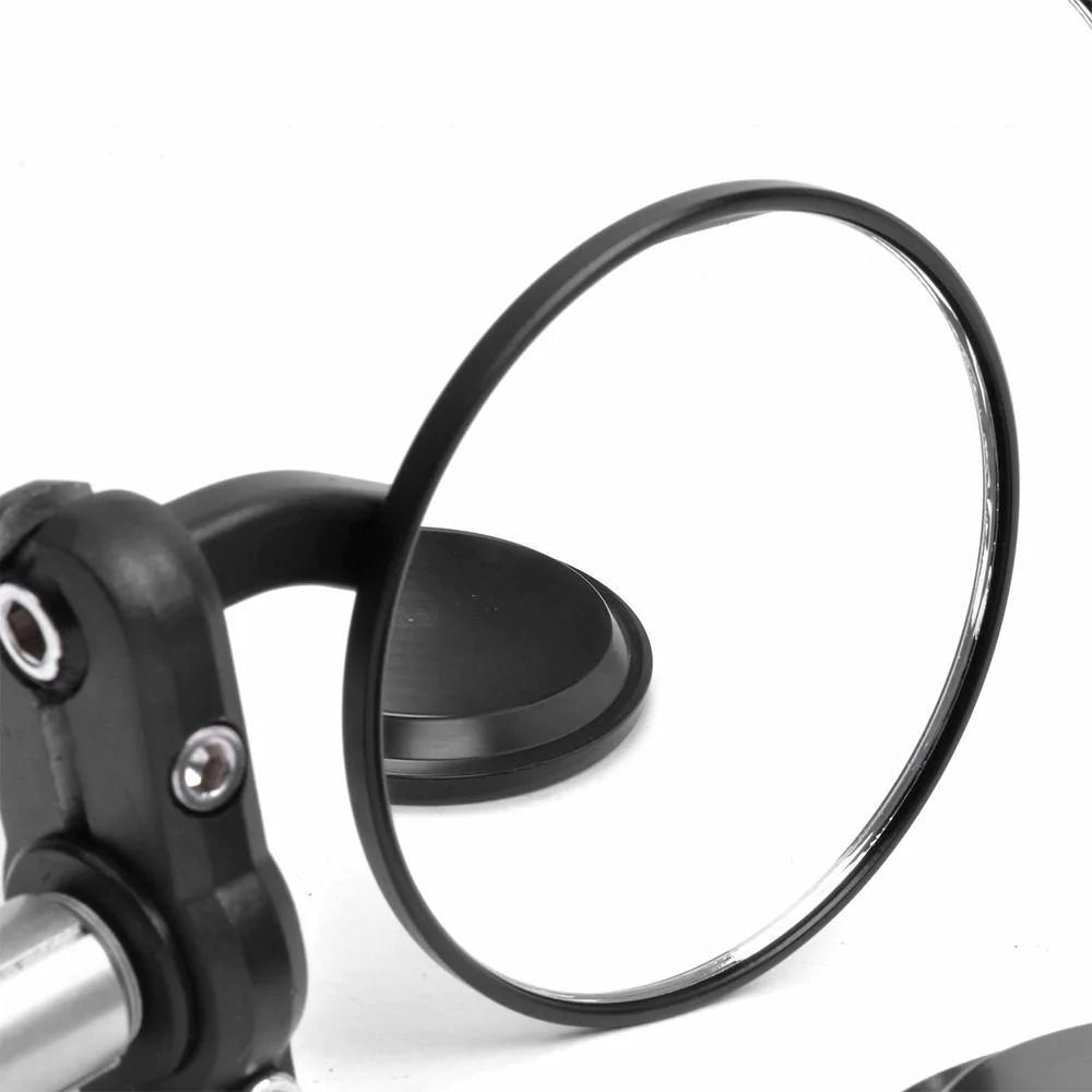 Universal Motorcycle Motorbike 3" Round 7/8" Handle Bar Mirrors Cafe Racer Bobber For Harley Honda Suzuki - Buy Confidently with Smart Sales Australia