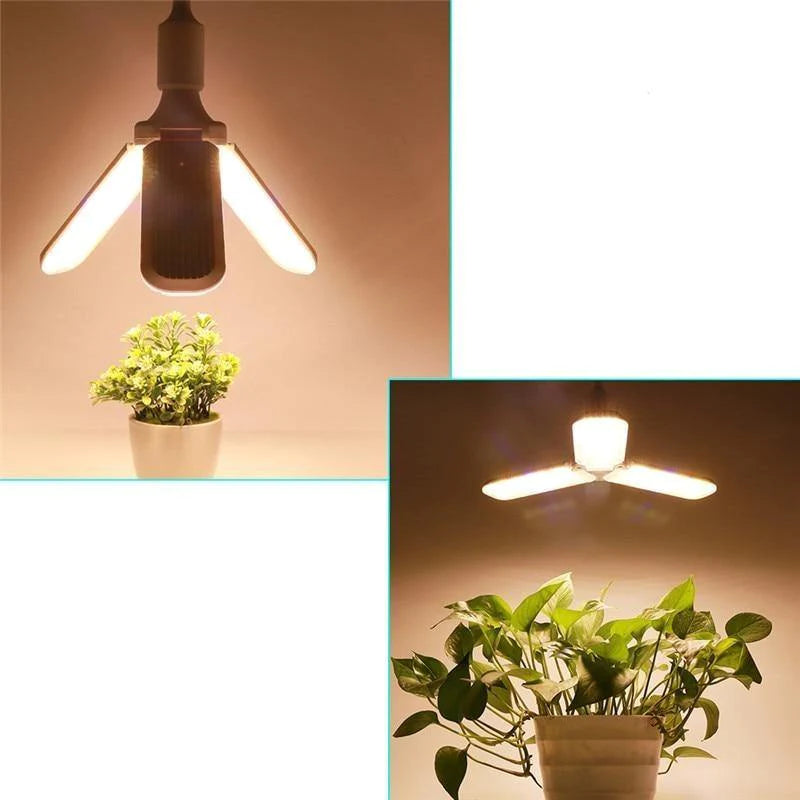 Led grow deals light with fan