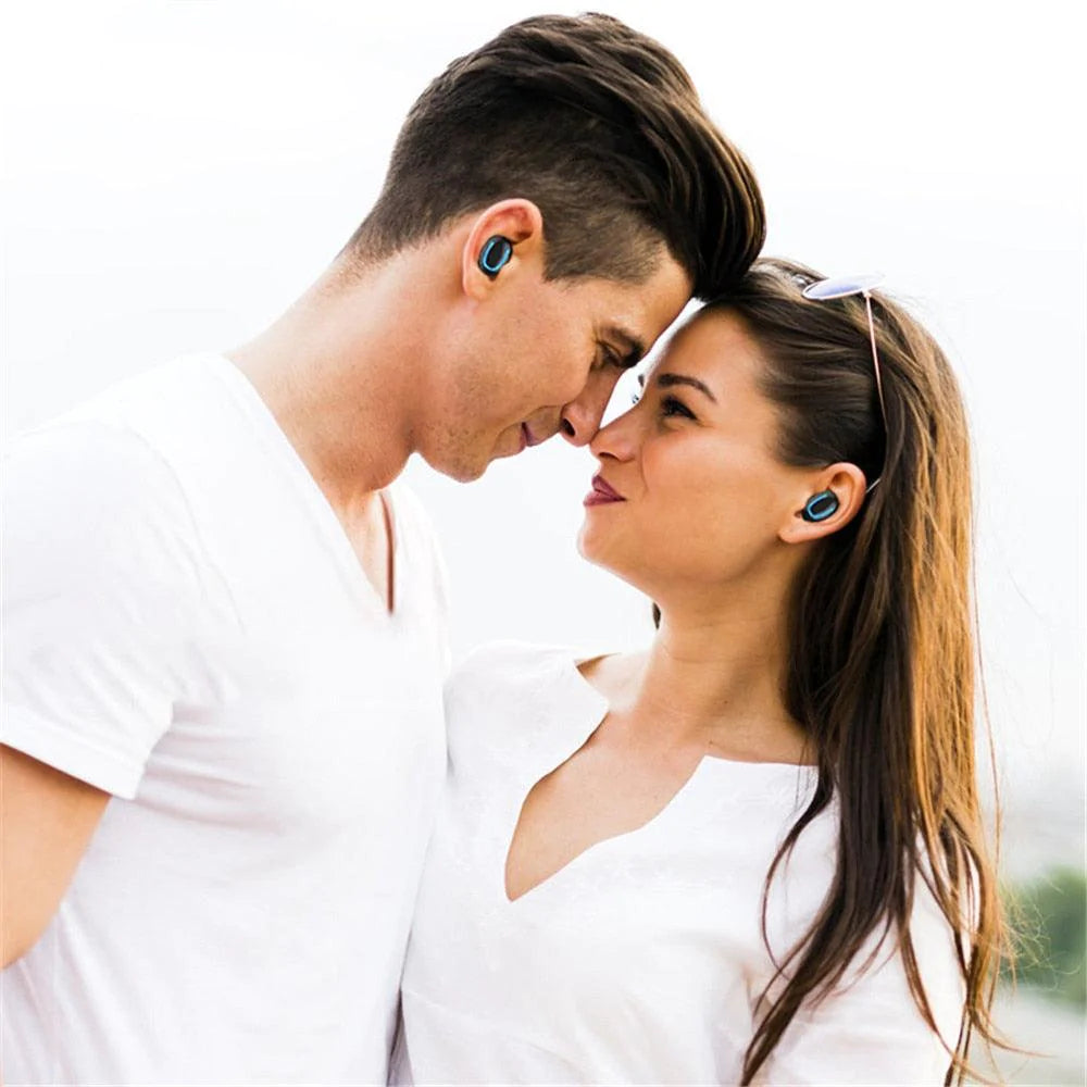 Wireless & Waterproof Bluetooth 5.0 In Ear Headphones & Powerbank w/ Single & Dual Earphones | For Sport, Headset, Handsfree Stereo Ear Buds for All Smartphones - Buy Confidently with Smart Sales Australia