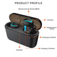 Wireless & Waterproof Bluetooth 5.0 In Ear Headphones & Powerbank w/ Single & Dual Earphones | For Sport, Headset, Handsfree Stereo Ear Buds for All Smartphones - Buy Confidently with Smart Sales Australia