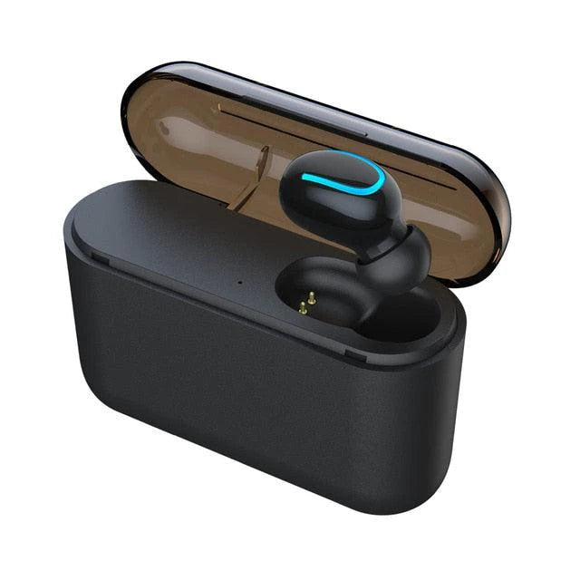 Wireless & Waterproof Bluetooth 5.0 In Ear Headphones & Powerbank w/ Single & Dual Earphones | For Sport, Headset, Handsfree Stereo Ear Buds for All Smartphones - Buy Confidently with Smart Sales Australia