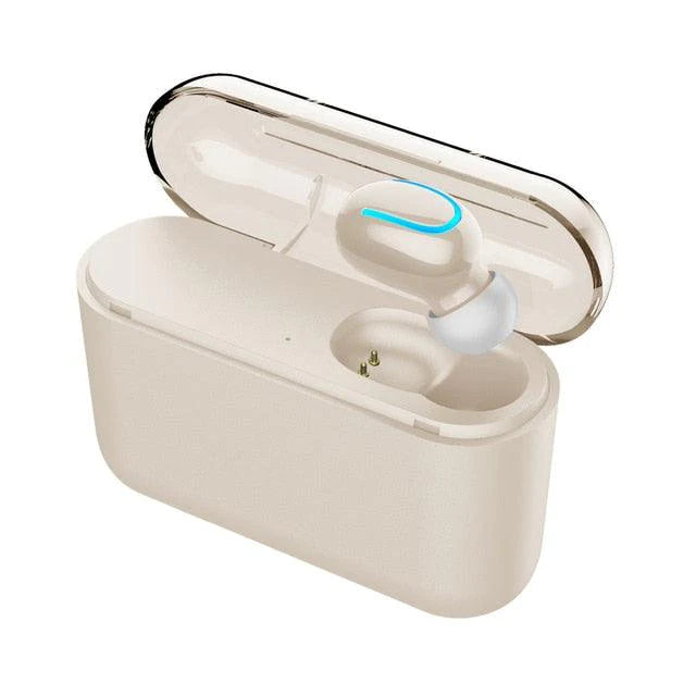 Wireless & Waterproof Bluetooth 5.0 In Ear Headphones & Powerbank w/ Single & Dual Earphones | For Sport, Headset, Handsfree Stereo Ear Buds for All Smartphones - Buy Confidently with Smart Sales Australia