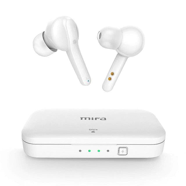 Wireless Bluetooth 5.0 Noise Cancelling Earbuds with Wireless Charger Box Headset for Apple iPhone, Samsung Android Headsets - Buy Confidently with Smart Sales Australia
