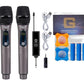 Wireless Long-Range Handheld Rechargeable Microphone - 2 Microphones - Buy Confidently with Smart Sales Australia