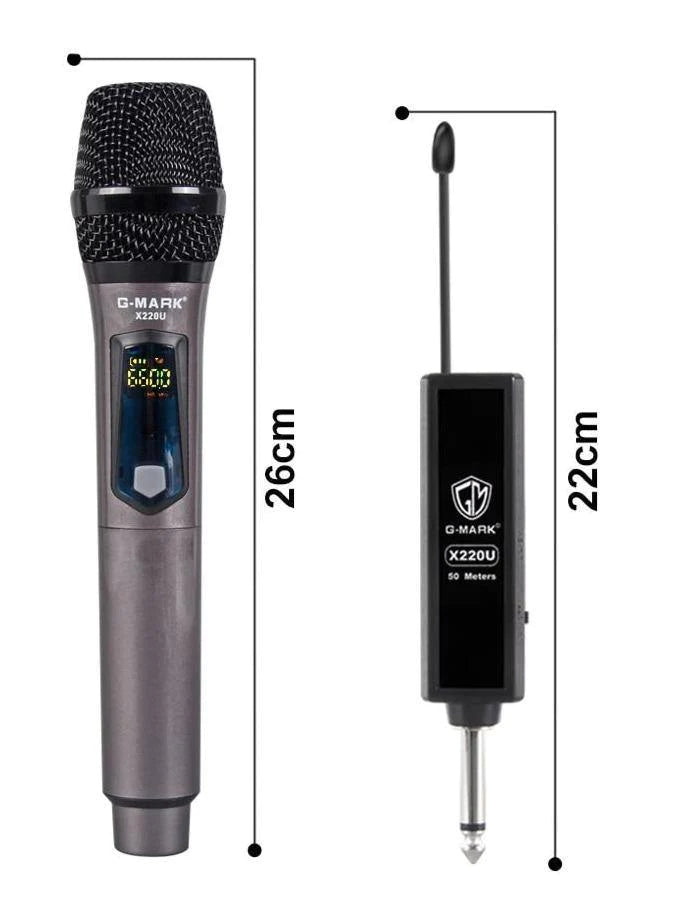 Wireless Long-Range Handheld Rechargeable Microphone - 2 Microphones - Buy Confidently with Smart Sales Australia