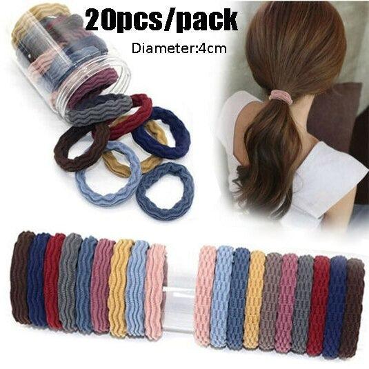 Womens Multipack Soft Cotton Hair Ties - Buy Confidently with Smart Sales Australia