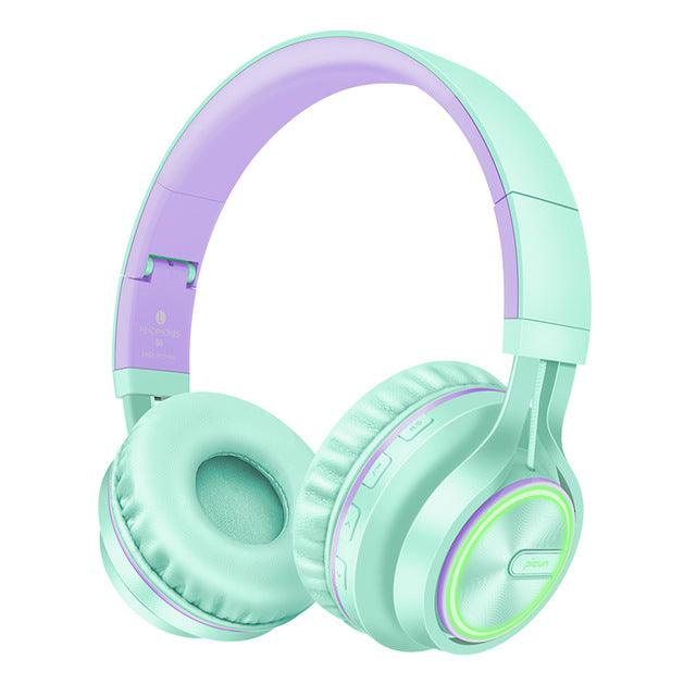 Tourya B6 Wireless BT Headphones Over Ear Head set |Colorful light| 12 Hours Working time Compatible with PC, Laptop Cell phones - Buy Confidently with Smart Sales Australia