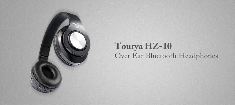 Tourya HZ10 Wireless Headphones Over Ear Bluetooth Headphone Foldable Headset Adjustable Earphone With Mic For TV Cellphone PC - Buy Confidently with Smart Sales Australia