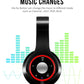 Tourya H8 Wireless BT Headphones Over Ear Head set |Support SD Card with Mic for PC, Phones Mp3 |Additional Feature-Change Music Style - Buy Confidently with Smart Sales Australia