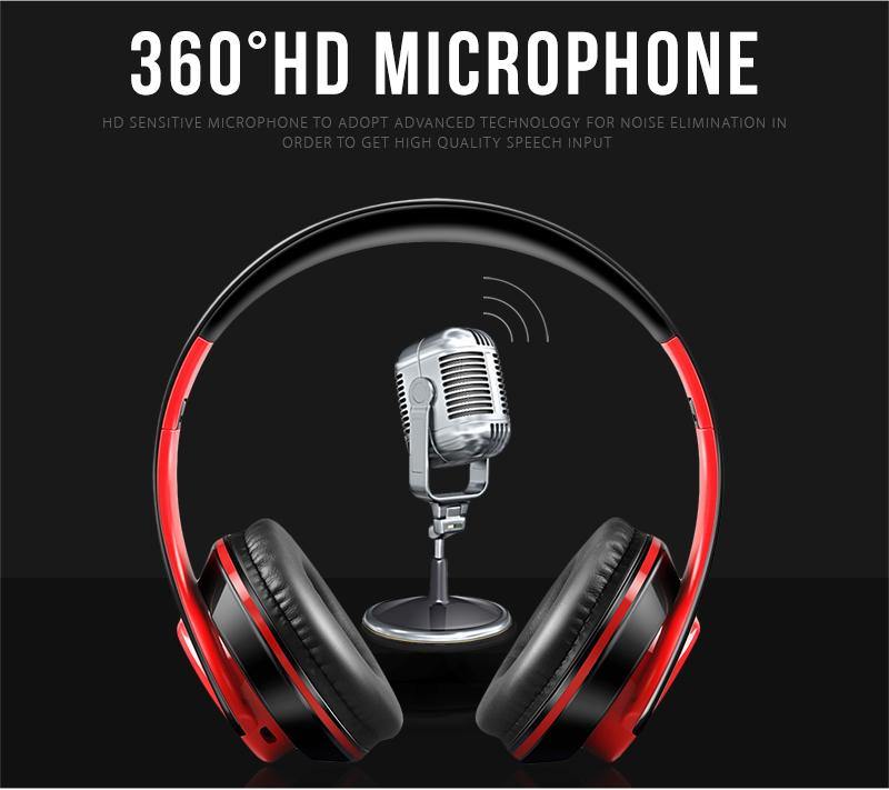 Tourya H8 Wireless BT Headphones Over Ear Head set |Support SD Card with Mic for PC, Phones Mp3 |Additional Feature-Change Music Style - Buy Confidently with Smart Sales Australia