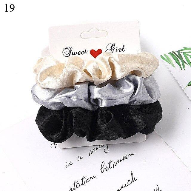 New Womens Hair Scrunchies | Boho Velvet and Satin Hair Accessories - Buy Confidently with Smart Sales Australia