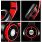 Tourya H8 Wireless BT Headphones Over Ear Head set |Support SD Card with Mic for PC, Phones Mp3 |Additional Feature-Change Music Style - Buy Confidently with Smart Sales Australia